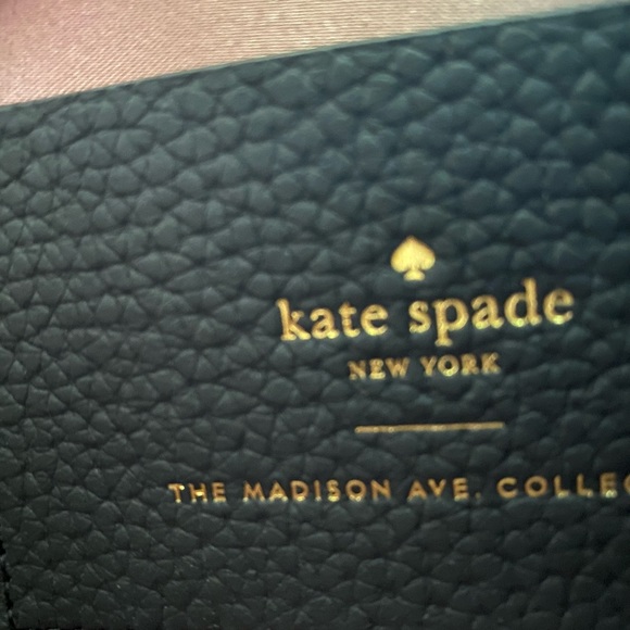 Kate Spade Black Leather Flower Shoulder Bag - Picture 9 of 12